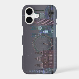 London Skyline Night Reflections iPhone 17 Case