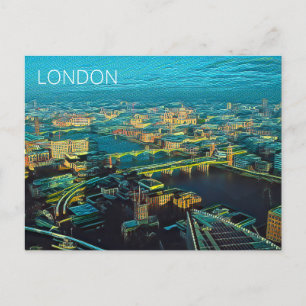 London Skyline Postcard