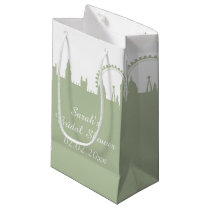 London Skyline Sage Gift Bag