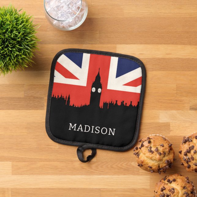 London Skyline | The British Flag Pot Holder (Top Down)