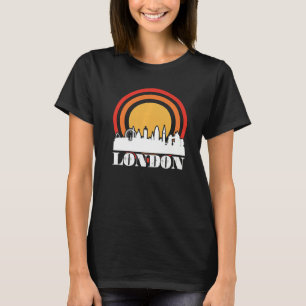 London Skyline Tower Bridge And Big Ben In Westmin T-Shirt