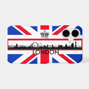 London Skyline Union Jack Flag iPhone 17 Case