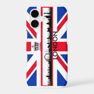 London Skyline Union Jack Flag iPhone 17 Case