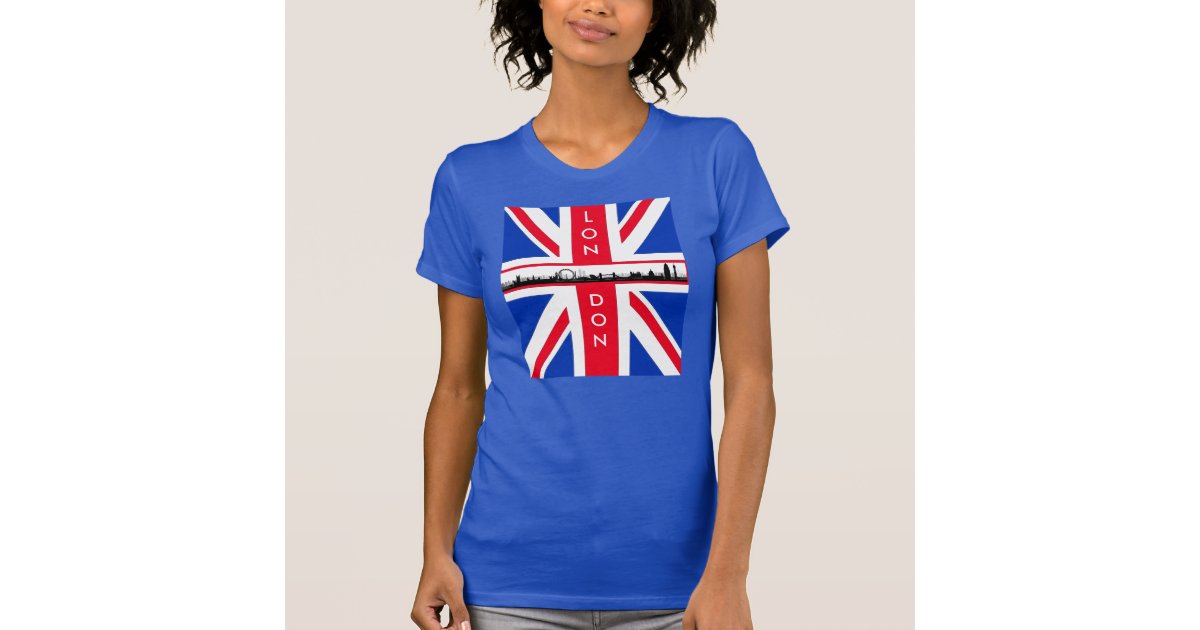 London Skyline Union Jack Shirt | Zazzle