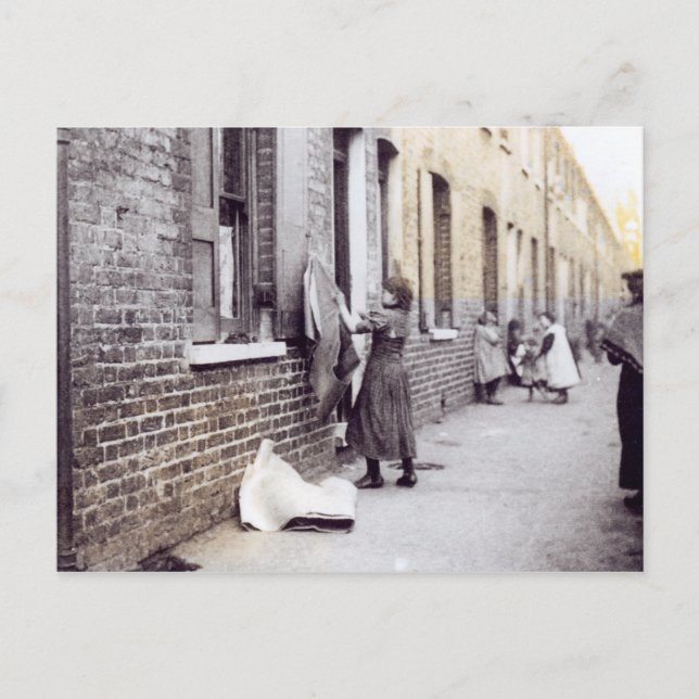 London Slums Postcard (Front)
