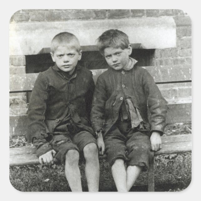 London Slums, The Boys Square Sticker (Front)