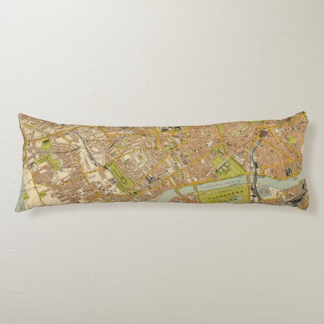 London Southwest Body Pillow (Front)