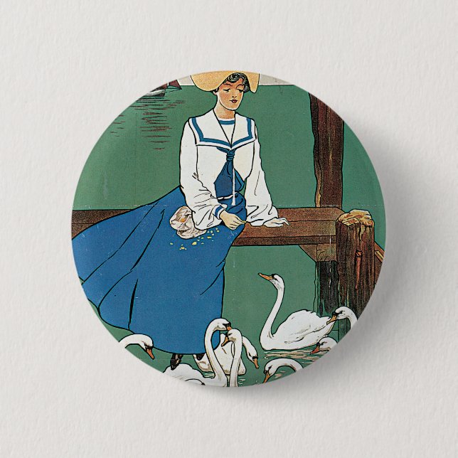 London & Southwestern ~ Weymouth Button (Front)
