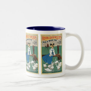 London & Southwestern ~ Weymouth Two-Tone Coffee Mug