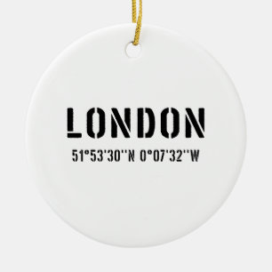 London Souvenir City Ceramic Ornament