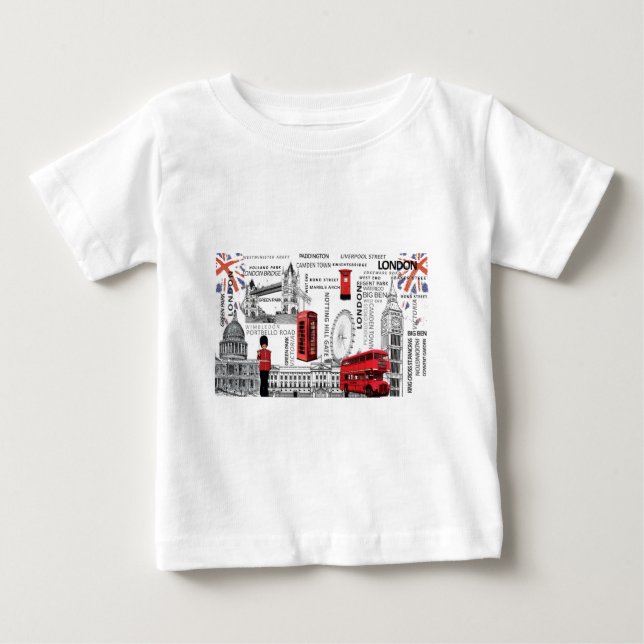 London souvenir merged.jpg baby T-Shirt (Front)
