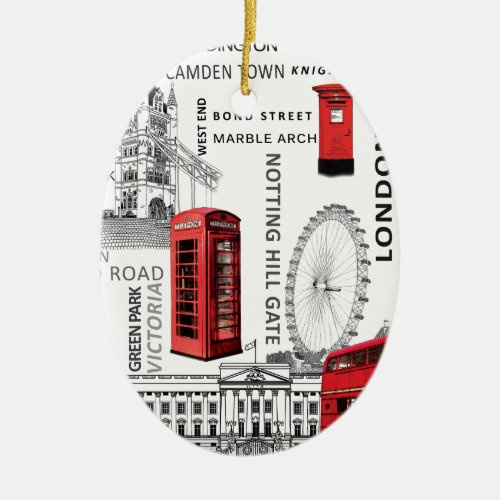 London souvenir mergedjpg ceramic ornament