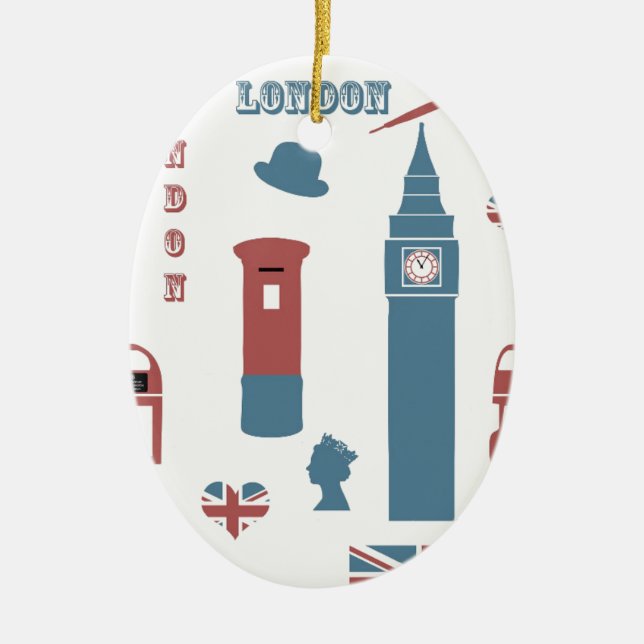 London Special Ceramic Ornament (Front)