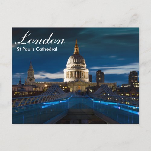 London _ St Pauls Cathedral postcard