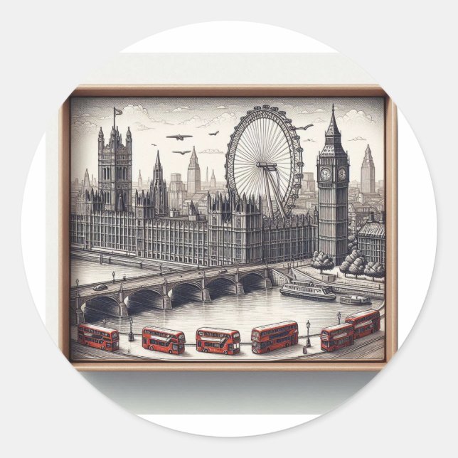 London sticker label (Front)