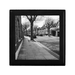 London Street View England black and white Gift Box