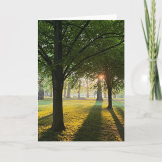 London Sunrise and Sunset Card