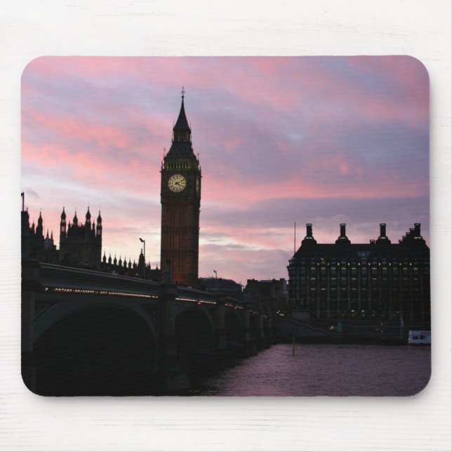 London Sunset Mouse Pad (Front)