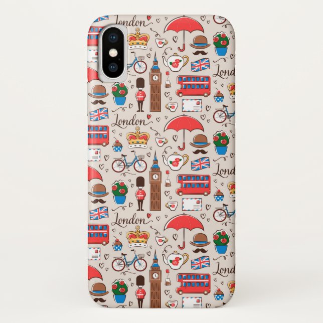 London Symbols Pattern Case-Mate iPhone Case (Back)