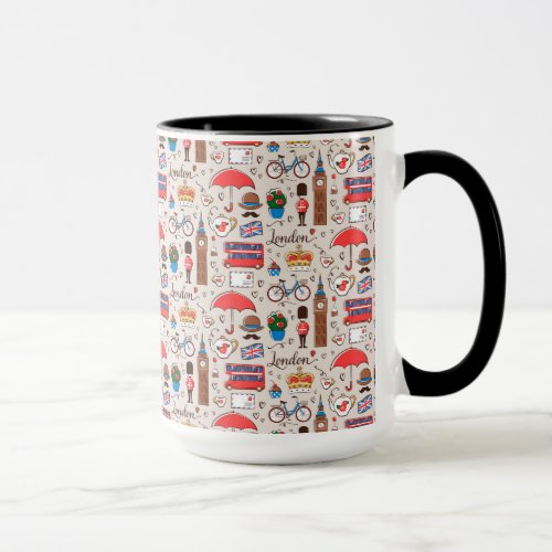 London Symbols Pattern Mug