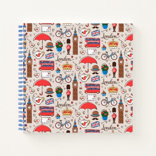 London Symbols Pattern Notebook