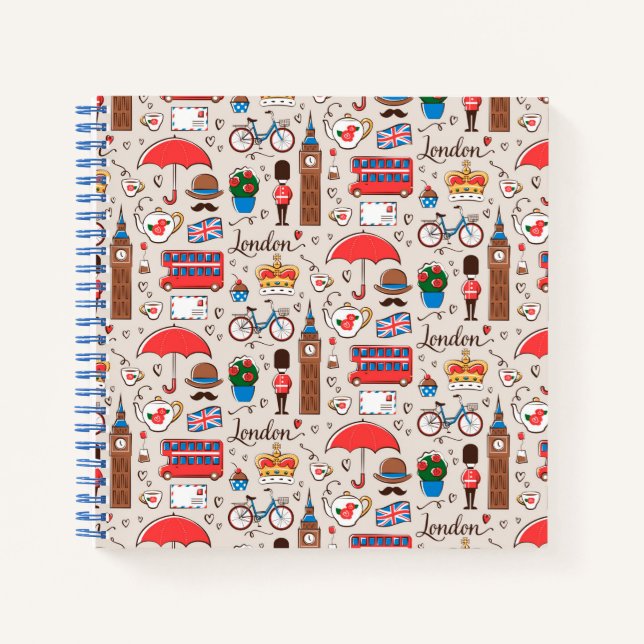 London Symbols Pattern Notebook (Front)