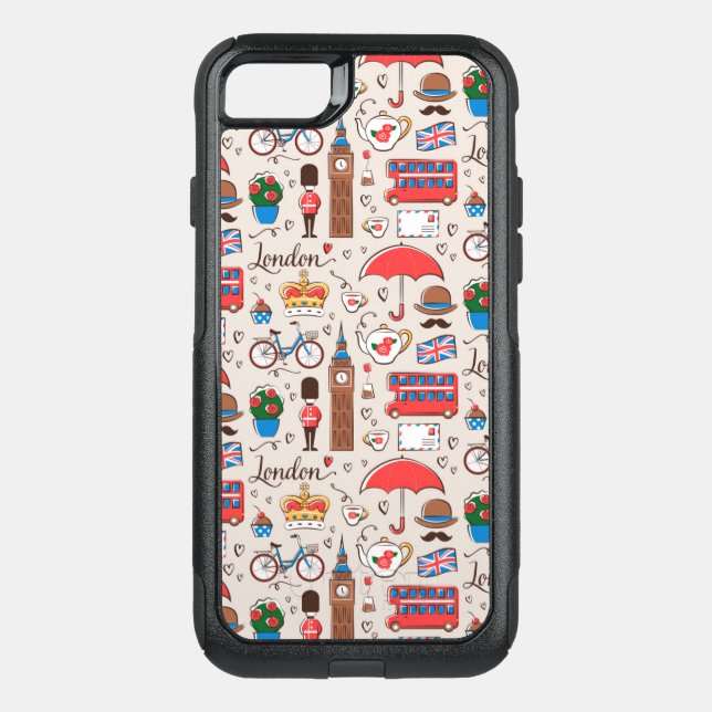 London Symbols Pattern Otterbox iPhone Case (Back)