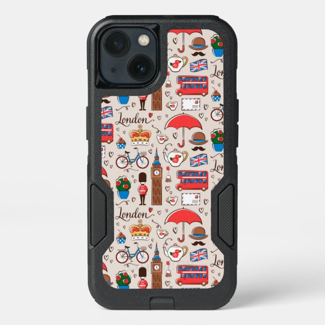 London Symbols Pattern Otterbox iPhone Case (Back)
