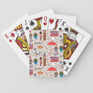 London Symbols Pattern Playing Cards