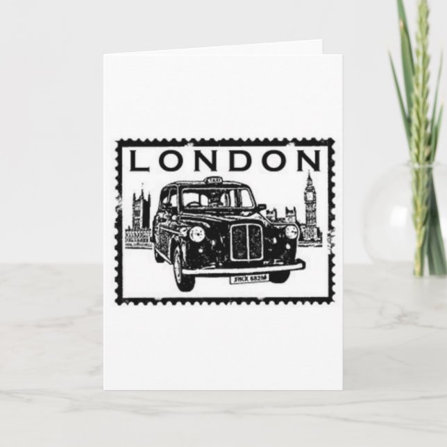 London Taxi Card (Front)