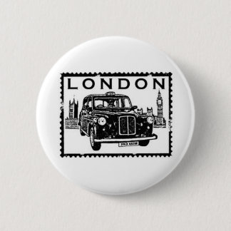 London Taxi Pinback Button