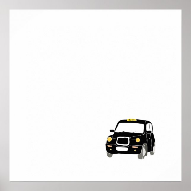 London Taxi Poster (Front)