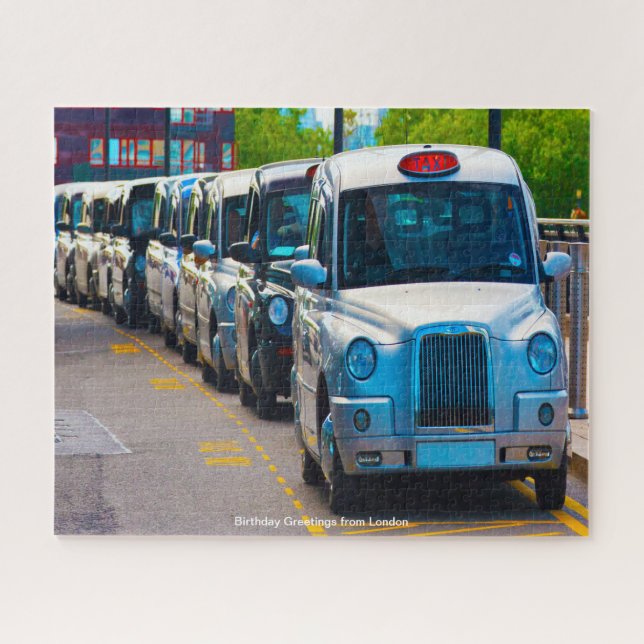 London Taxis Jigsaw Puzzle (Horizontal)