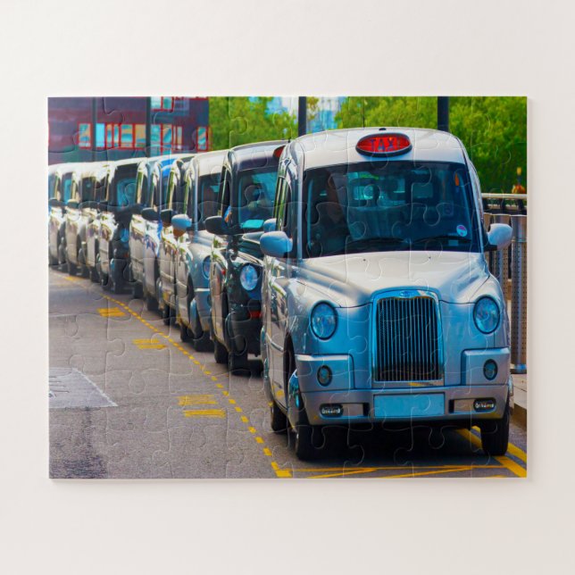 London Taxi's UK Jigsaw Puzzle (Horizontal)