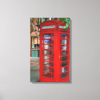 London Telephone Booth Canvas Print