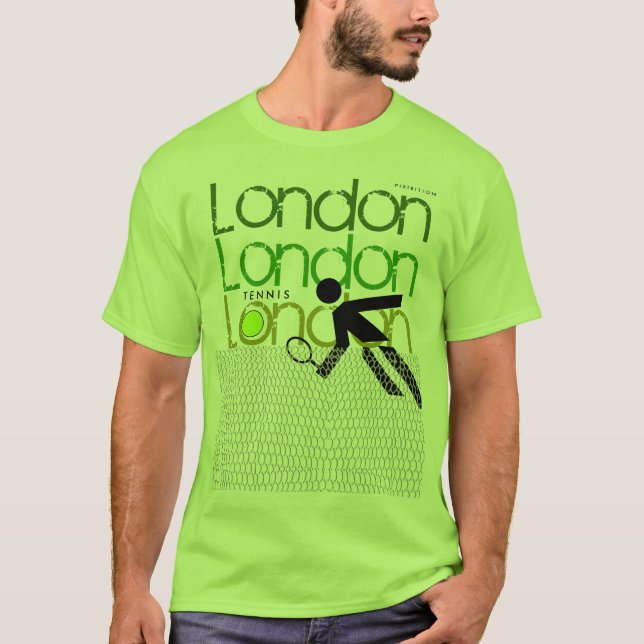 London Tennis Wimbledon Green T-Shirt (Front)