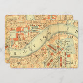 London Thames Vintage Map (Front/Back)