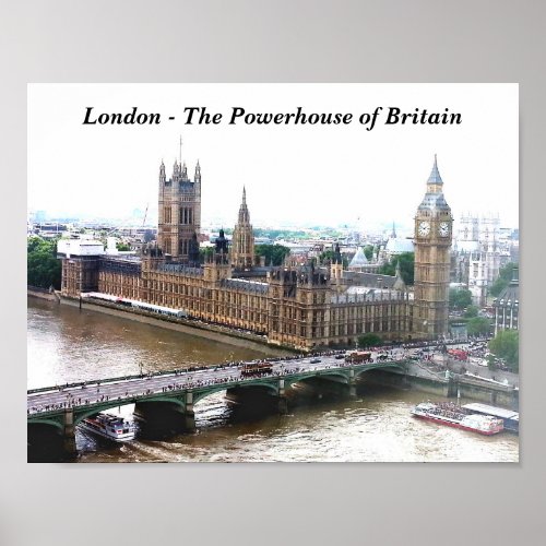 London _ The Powerhouse of Britain Poster