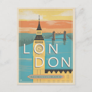 London - The Square Mile Postcard