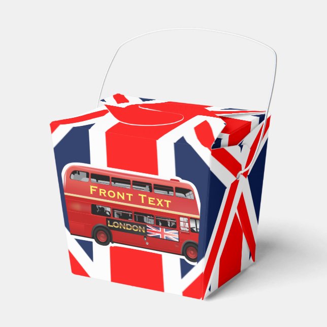 London Themed Favor Boxes (Front Side)
