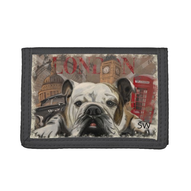 London Themed Personalized Photo Wallet (Front)