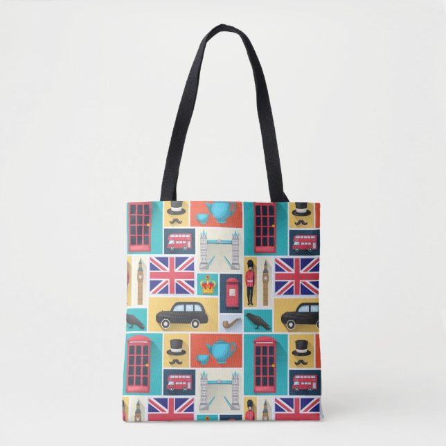 London Themed Tote Bag (Front)