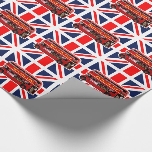 London Themed Wrapping Paper