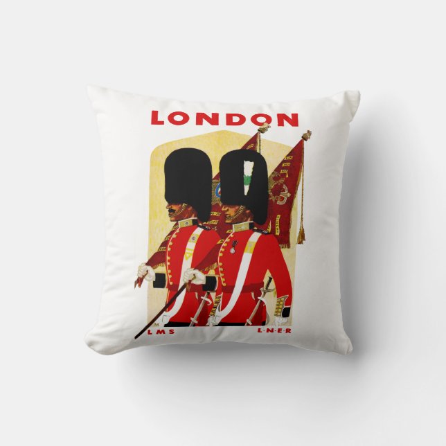 London Throw Pillow (Front)