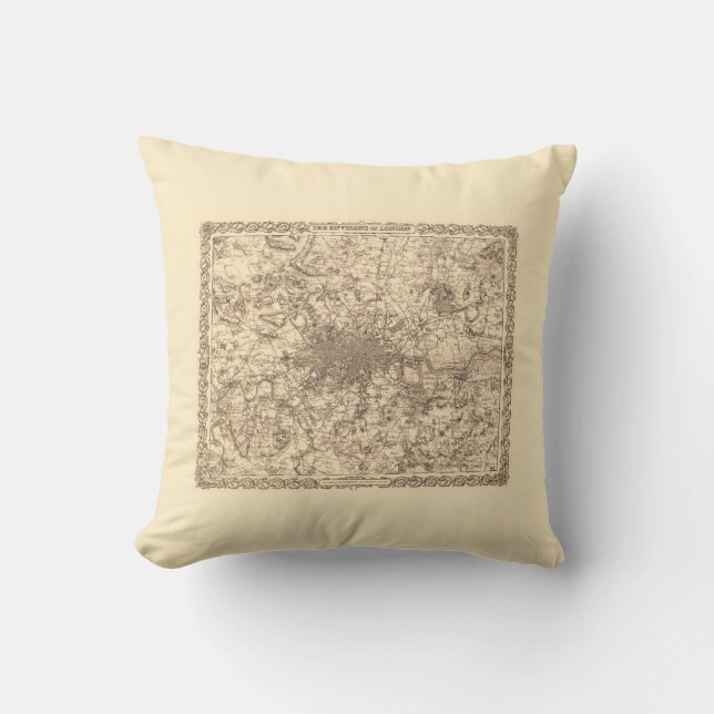 London - Throw Pillow (Front)