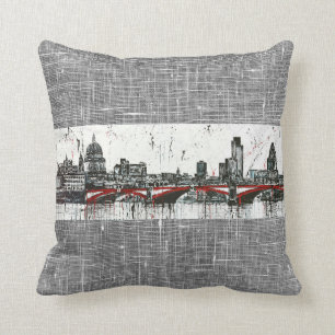 London Throw Pillow 16" x 16"