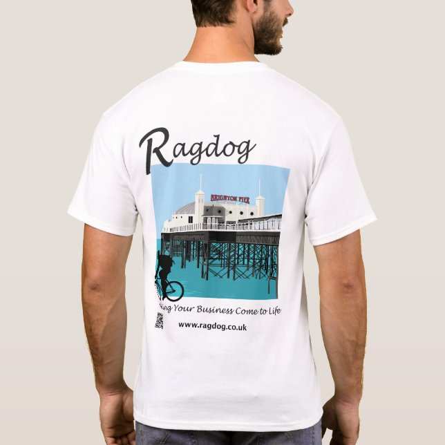 London to Brighton Bike Ride - Brighton T-Shirt (Back)