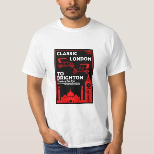 London To Brighton Veteran Car Run T_Shirt