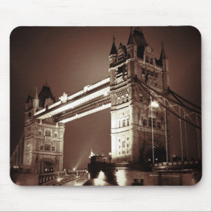 London Tower Bridge at Night Mouse Pad