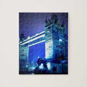London Tower Bridge & Blue Night Jigsaw Puzzle